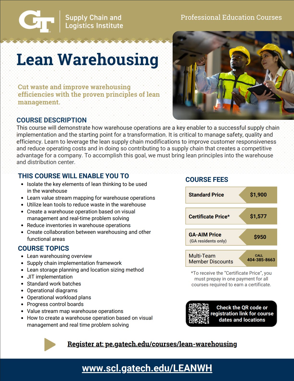 Lean Warehousing Flyer