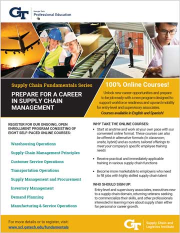 Supply Chain Fundamentals Flyer