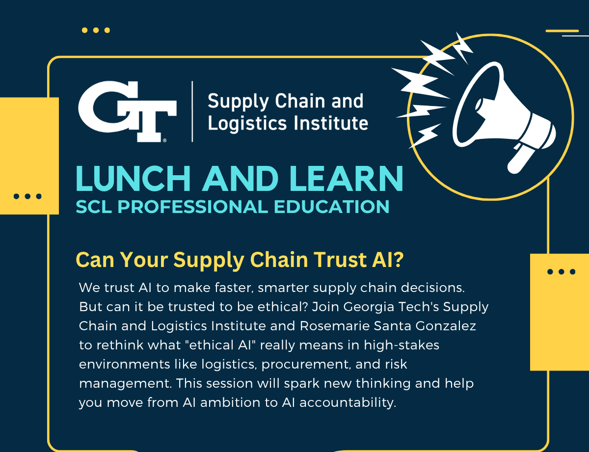 Can Your Supply Chain Trust AI?