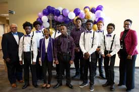 A graduating class of Georgia Tech's LEAP Program in Chatham County. Courtesy of Georgia Tech Savannah