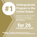 ISyE Undergraduate Rankings