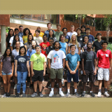 High school students attending the Seth Bonder Camp in Computational and Data Science for Engineering