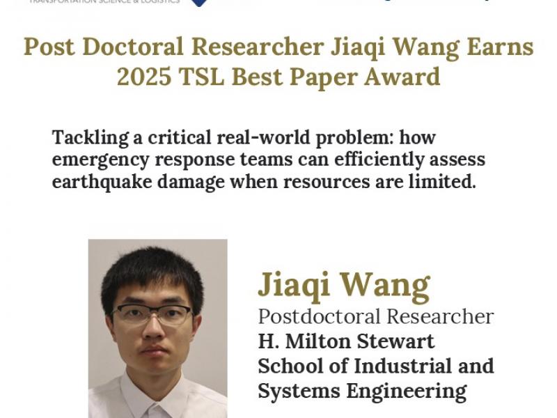 Postdoctoral Researcher Jiaqi Wang