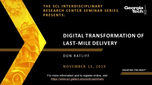 Digital Transformation of Last-Mile Delivery