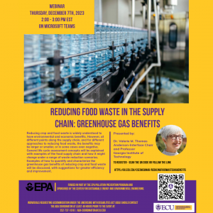 ECU: Reducing Food Waste in the Supply Chain
