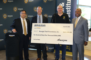 The Amazon Partnership with ISyE and SCL is worth $665,000 over five years.