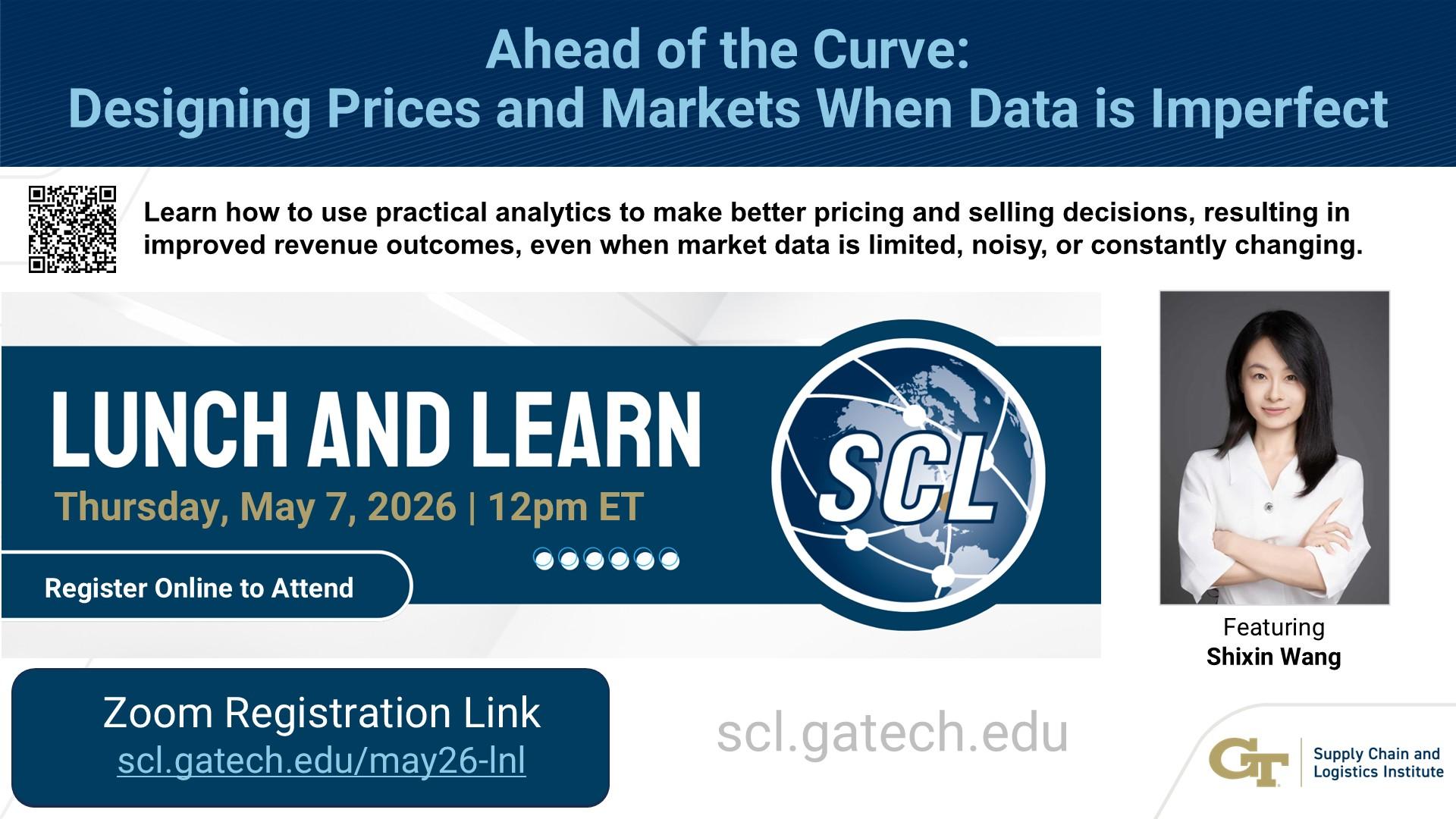 FREE Webinar: "Ahead of the Curve: Designing Prices and Markets When Data is Imperfect"