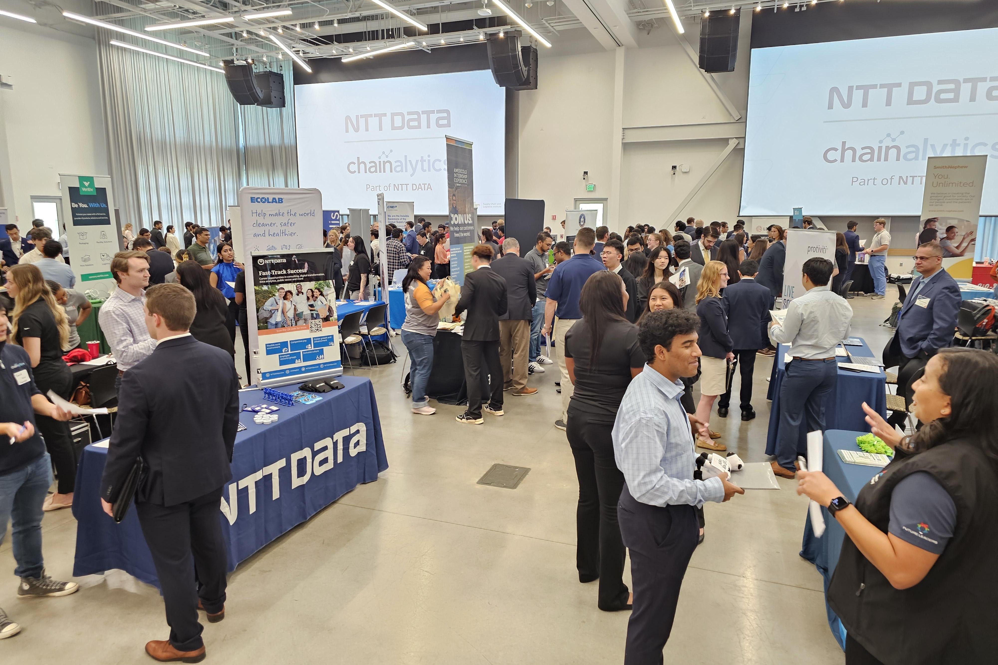 GT Exhibition Hall during Supply Chain Day event