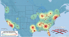 Cargo Theft Heat Map