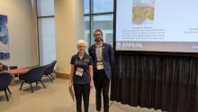 Professor Valerie Thomas receiving the 2026 IISE Sustainable Development Division Teaching Award, from Jeremy Rickli, Assoc. Professor of Industrial and Systems Engineering at Wayne State University and Past-President of the IISE Sustainable Development D