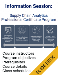 Download the Supply Chain Analytics Info Session presentation